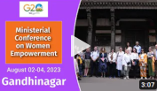 Indian Presidency’s focus on Women-Led Development supported by G20 Delegates in Gandhinagar pdf logo